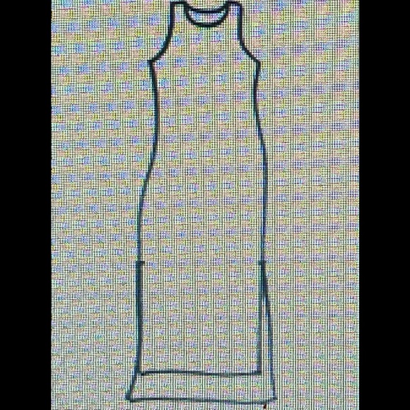 EVA VARRO RAW HEMLINE SIDE SLIT TANK MIDI DRESS -PROFILES - Picture 4 of 5
